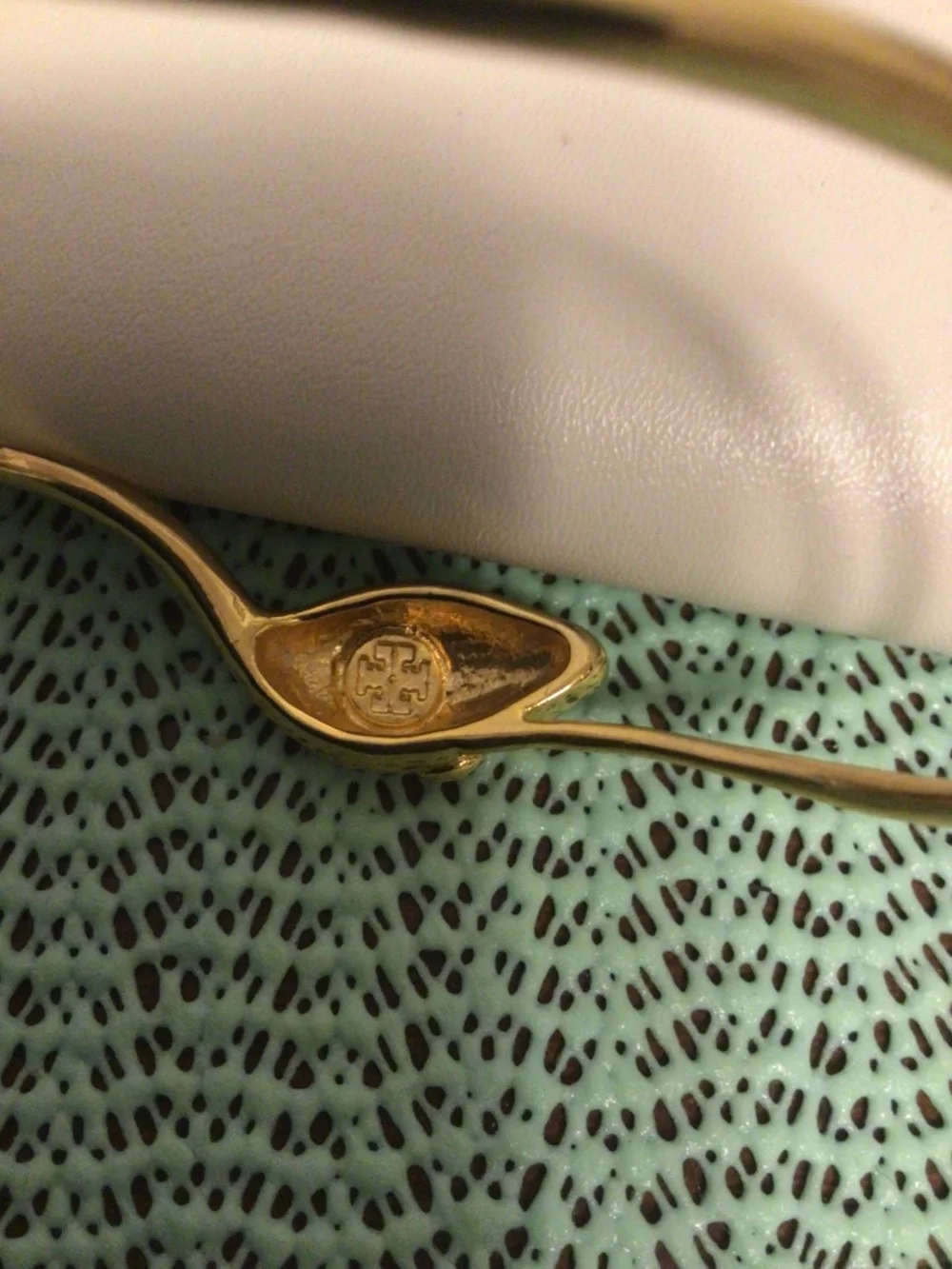 Tory Burch Serpant head stacking bangle setx3